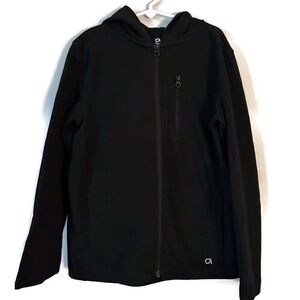Gap Fit Kids Black Zip Up Jacket. Size 8 (medium)